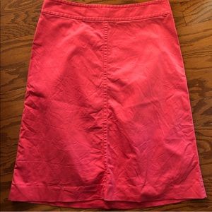 Banana Republic Bright Pink Knee-length Skirt